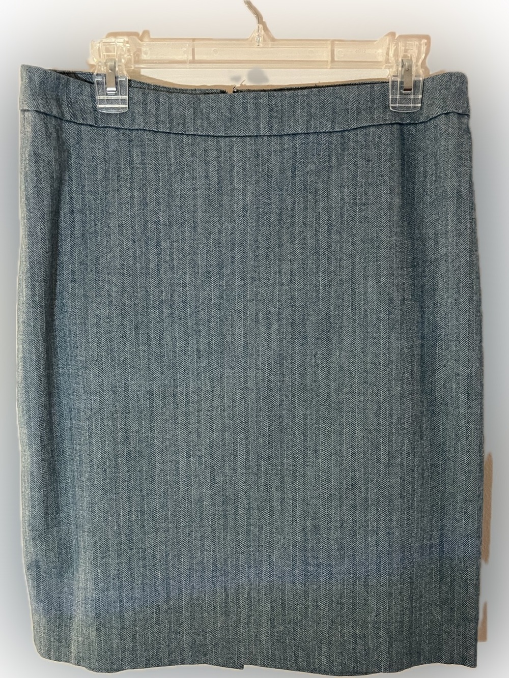 Banana Republic Teal Herringbone Skirt